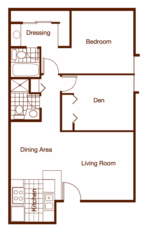 Mesquite Two Bedroom Two Bathroom